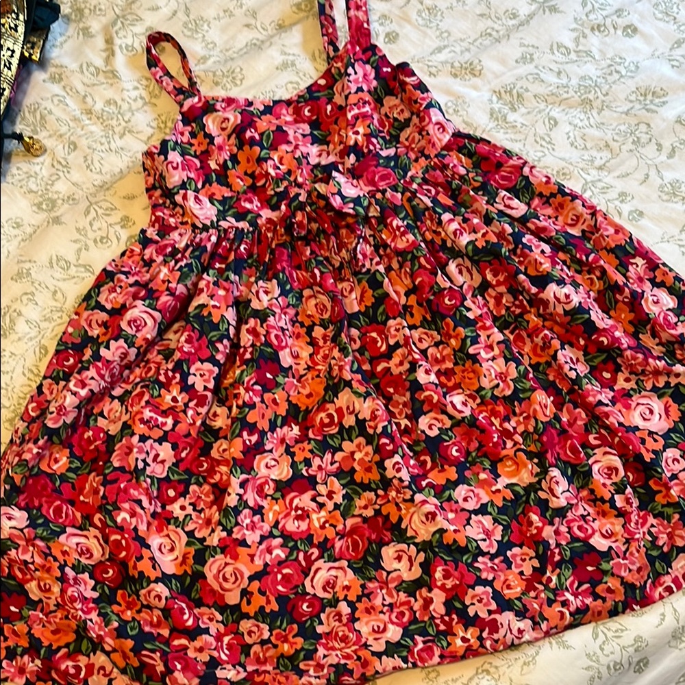 Floral Pink Kids Dress